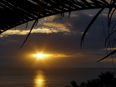 Coucher de soleil en Guadeloupe