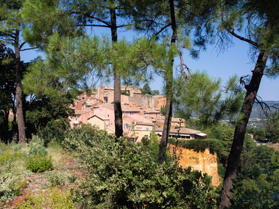 Carrières d'Ocres à Roussillon